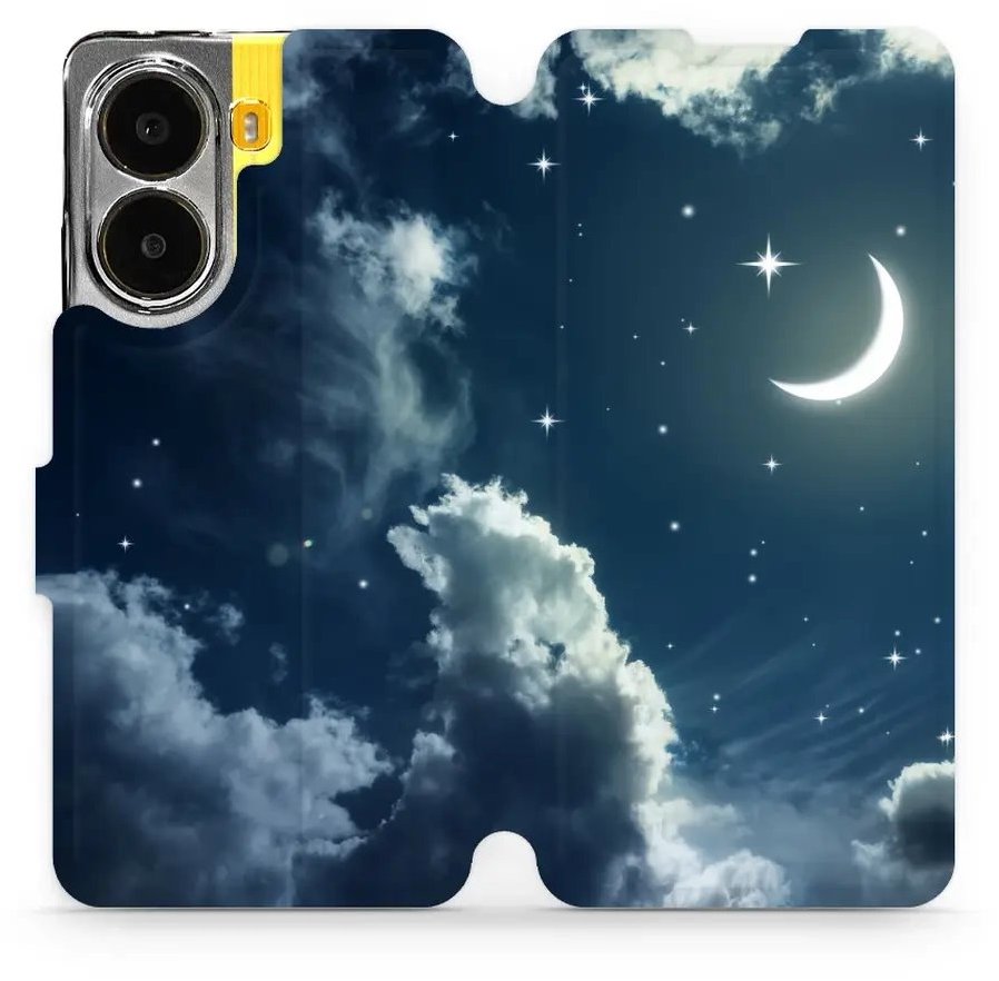 Mobiwear flip knižkové pre POCO X7 Pro – Obloha