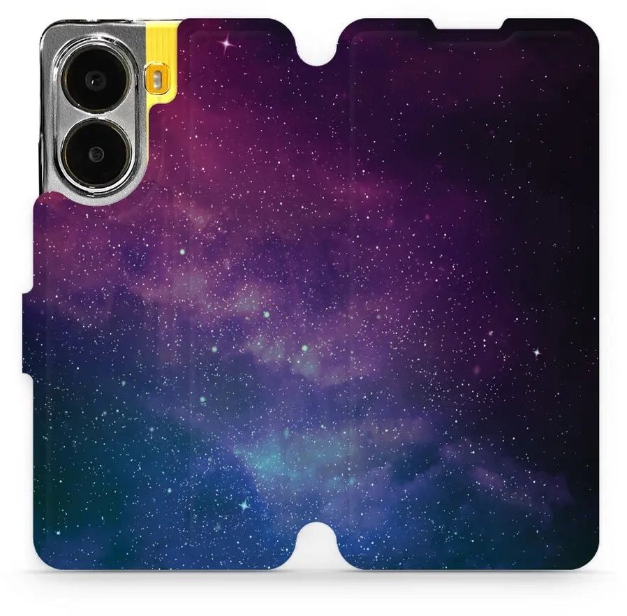 Mobiwear flip knižkové pre POCO X7 Pro – Hmlovina