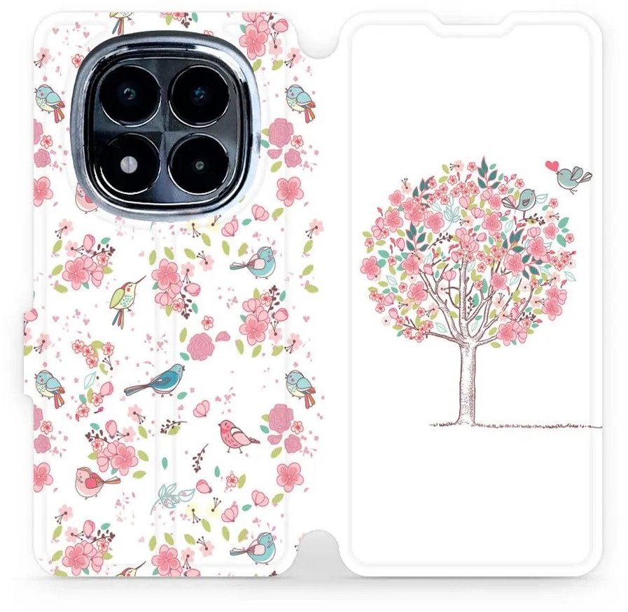 Mobiwear flip knižkové pre Xiaomi Redmi Note 14 Pro 4G – Strom