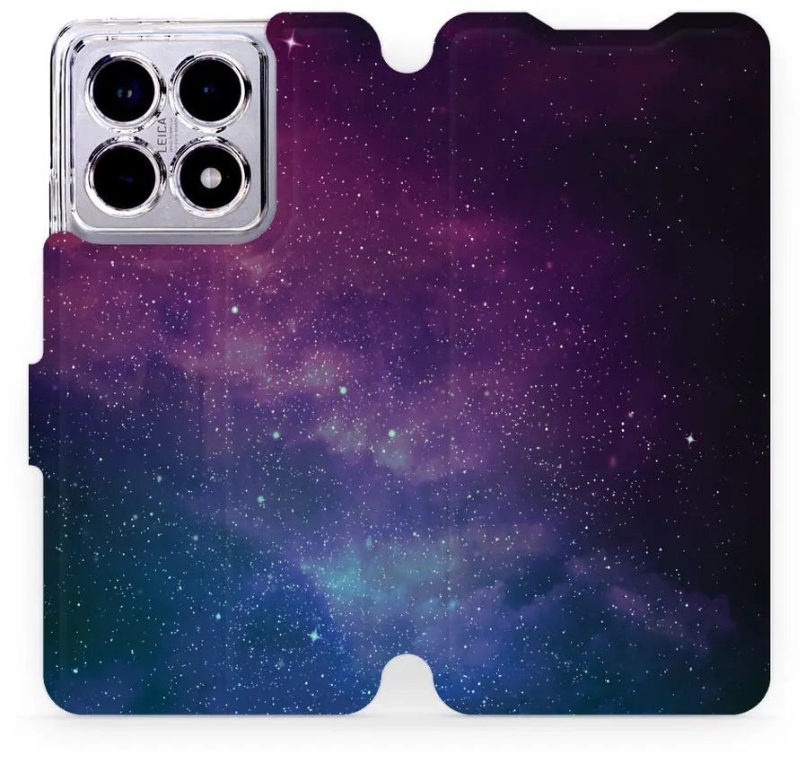 Mobiwear flip knižkové pre Xiaomi 14T Pro - Hmlovina