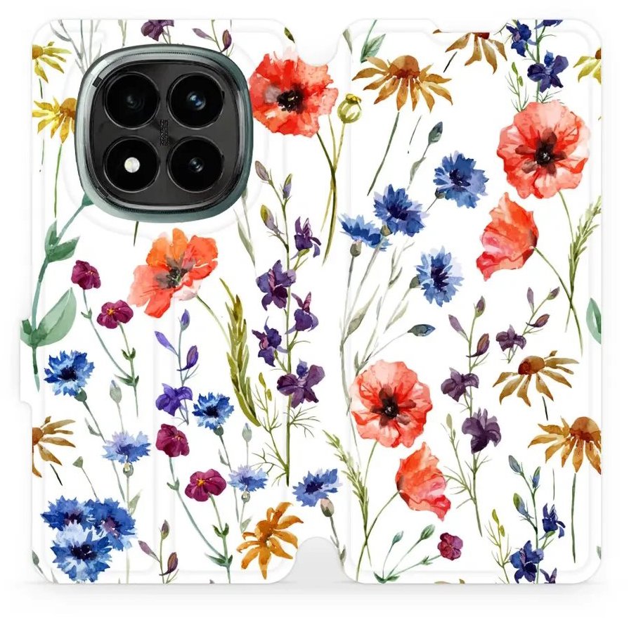 Mobiwear flip knižkové pre Xiaomi Redmi Note 14 Pro Plus 5G - Kvíti