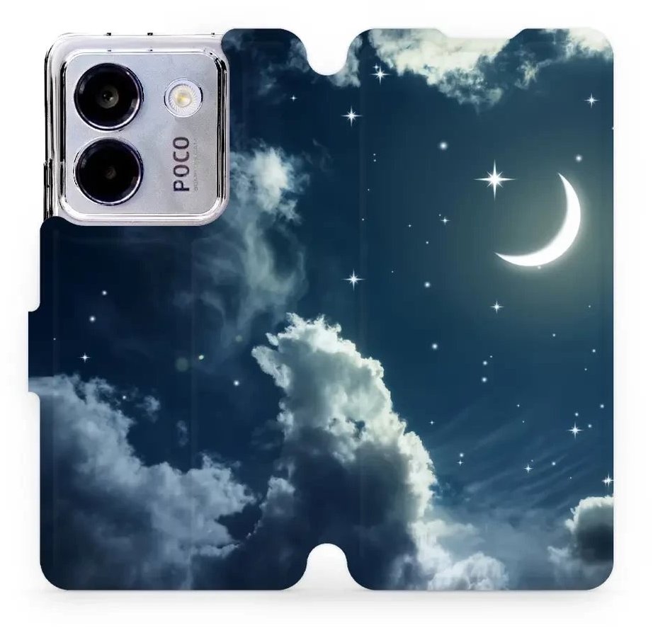 Mobiwear flip knižkové pre POCO M7 Pro 5G - Obloha