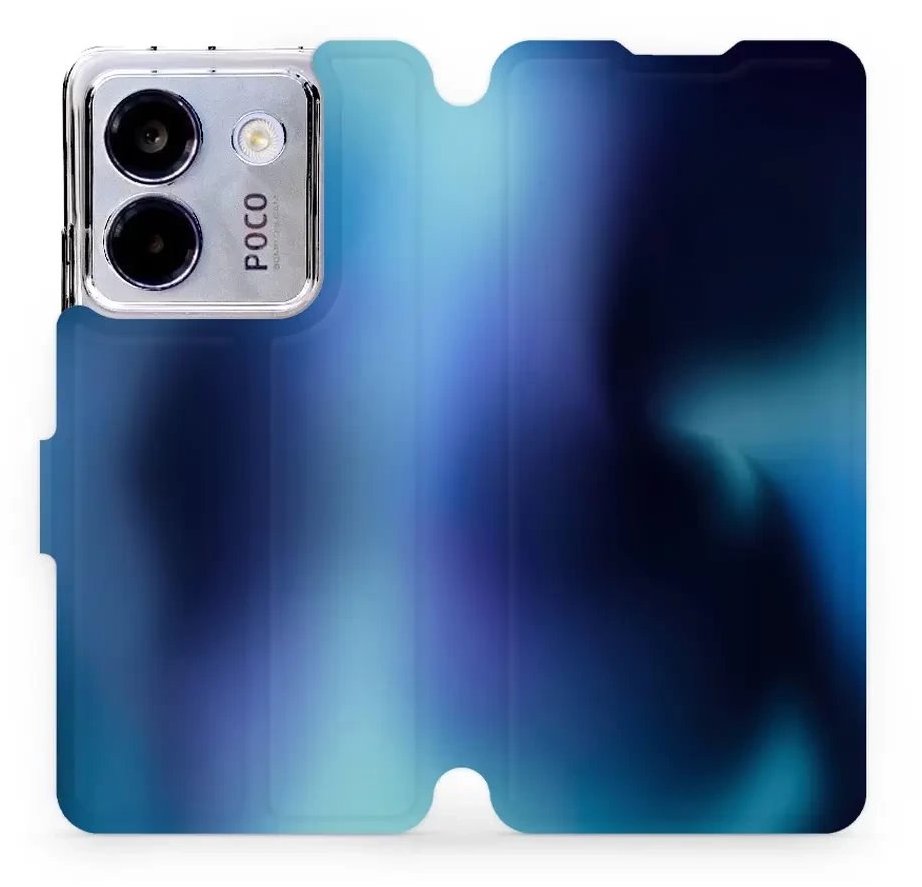 Mobiwear flip knižkové pre POCO M7 Pro 5G - Modrý odtieň