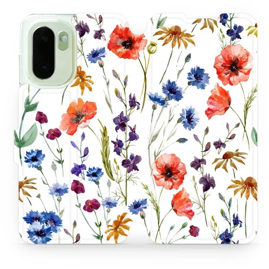 Mobiwear Flip pouzdro pro OnePlus 15R - MP04S kvítí
