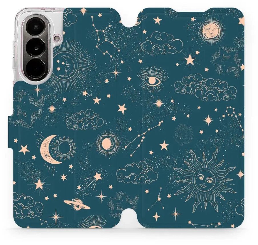 Mobiwear Flip pouzdro pro Samsung Galaxy A37 5G - VP14S vesmír