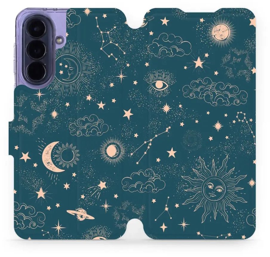 Mobiwear Flip pouzdro pro Samsung Galaxy A57 5G - VP14S vesmír