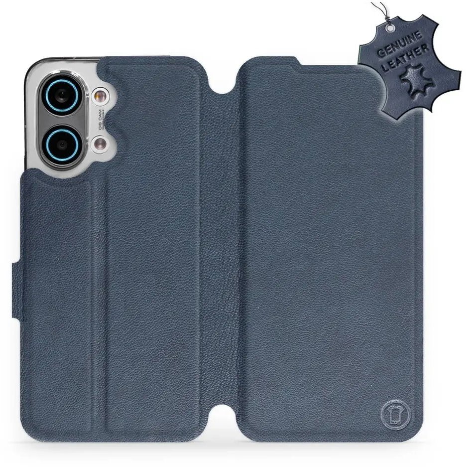 Mobiwear Kožené flip pouzdro pro Xiaomi POCO X8 Pro Max - modré