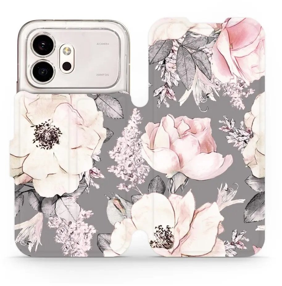 Mobiwear Flip pouzdro pro Honor 600 - MX06S květy