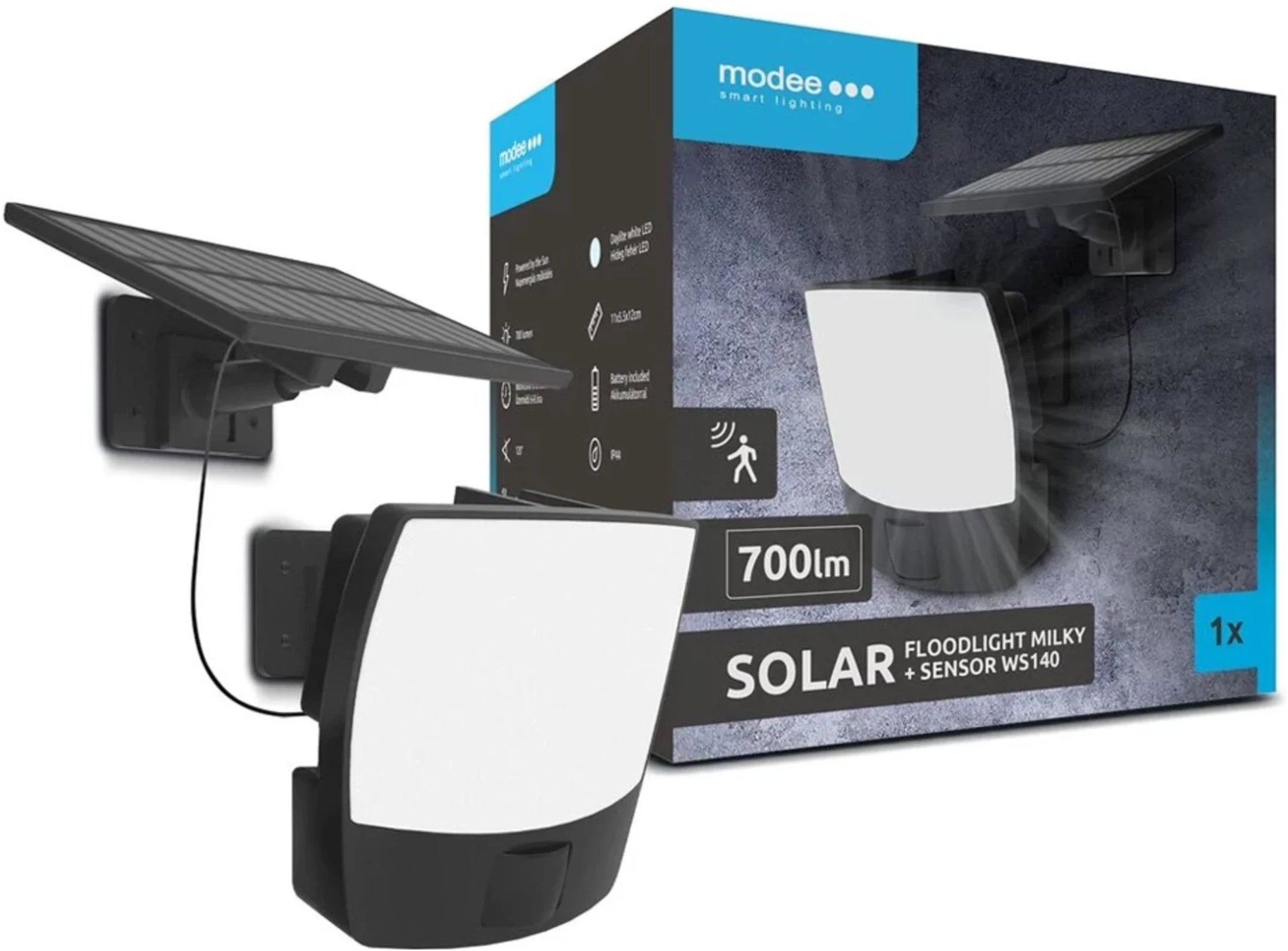 Modee Lightning Solárne svietidlo WS140 so senzorom