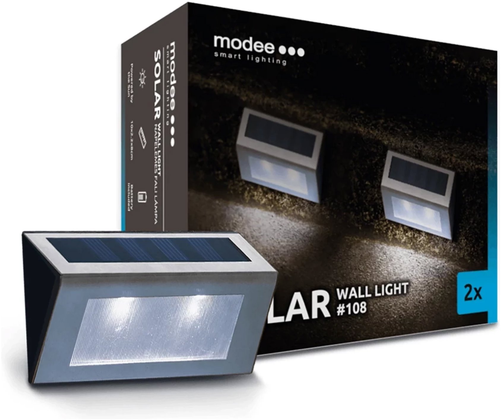 Modee Lightning Solárne svietidlo WS108 2 ks