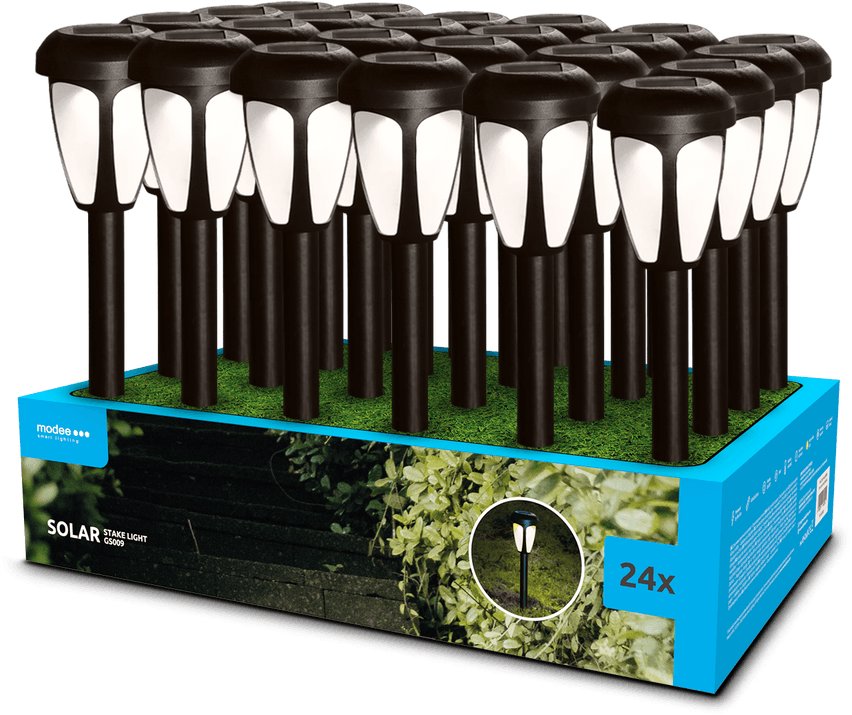 Modee Lightning Solárne svietidlo GS009 zapichovacie 39 cm 1 ks