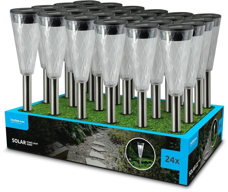 Modee Lightning Solárne svietidlo GS020 zapichovacie 35 cm 1 ks