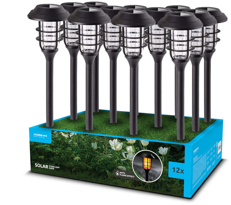 Modee Lightning Solárne svietidlo GS038 zapichovacie 43 cm 1 ks