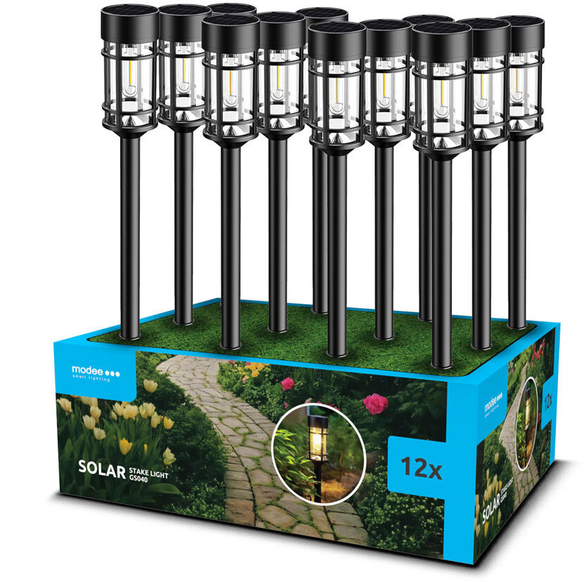 Modee Lightning Solárne svietidlo GS040 zapichovacie 48 cm 1 ks