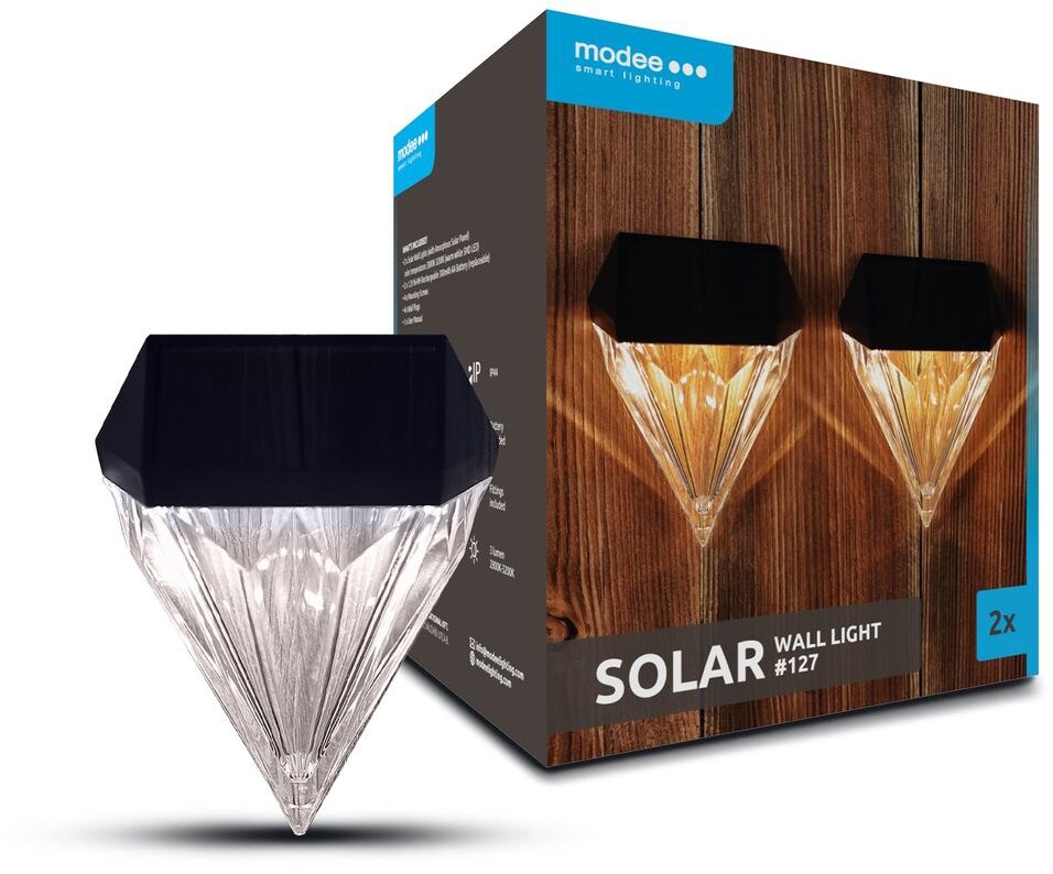 Modee Lightning Solárne svietidlo WS127 2 ks