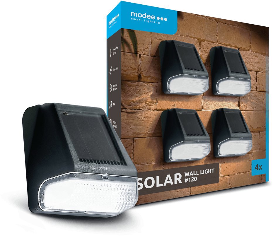Modee Lightning Solárne svietidlo WS120 4 ks