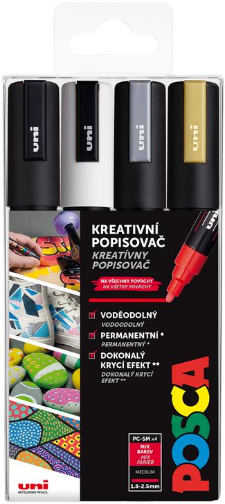 UNI Posca 5M 4 ks