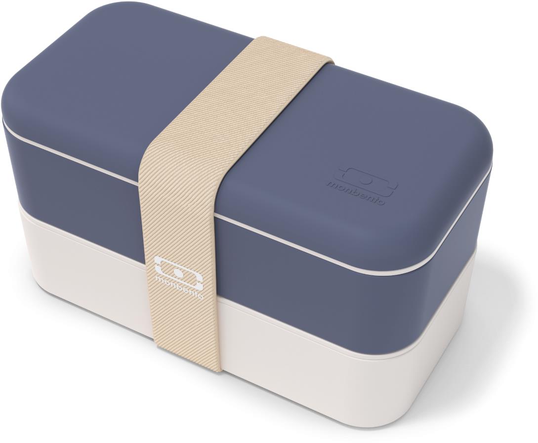 MonBento Desiatový bento box Original Blue Natural