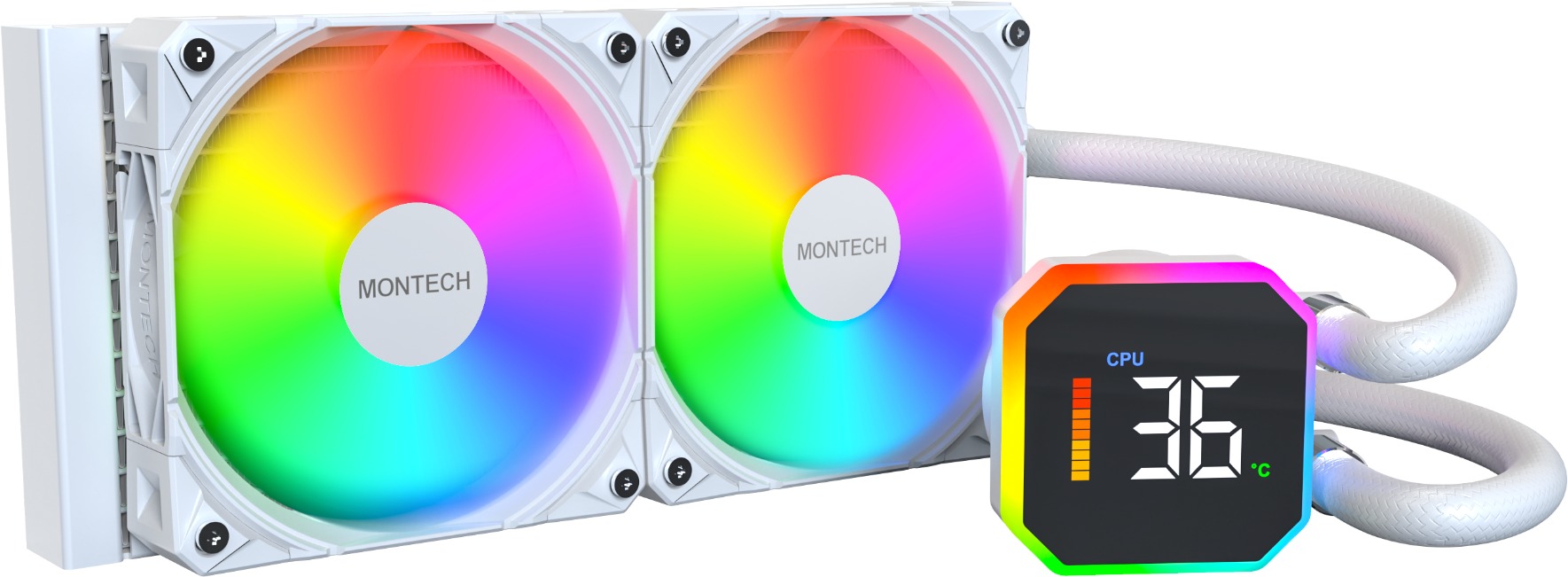 Montech Hyper Flow Digital 240 White