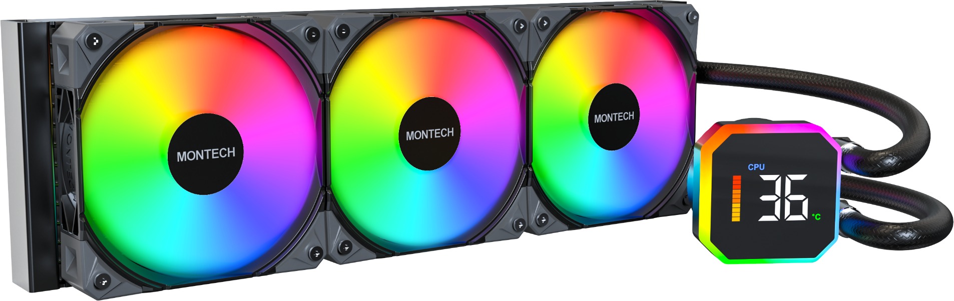 Montech Hyper Flow Digital 360 Black