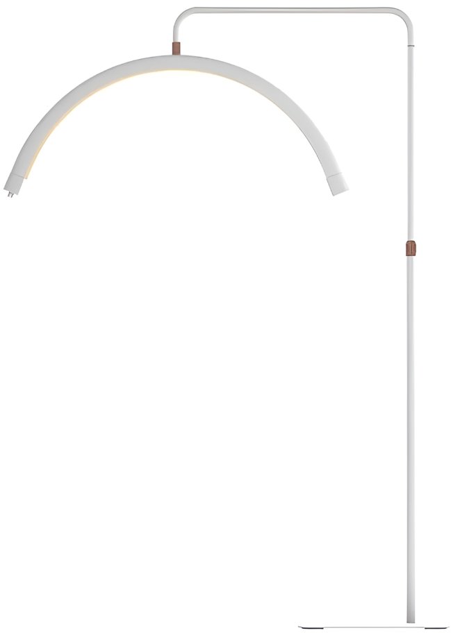 BAFI MOON Stojacia kozmetická lampa biela, 71 cm