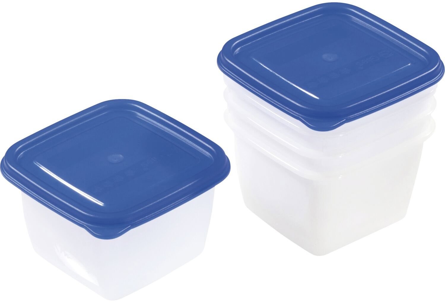 Moser Plastová dóza na potraviny, 0,5 l, 3 ks