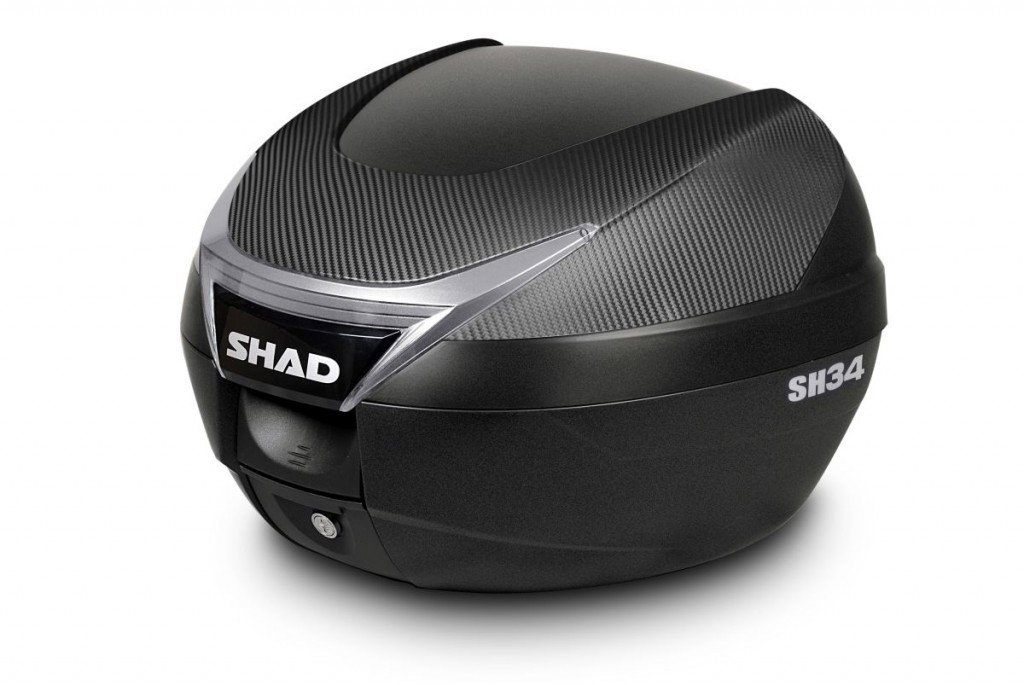 SHAD Vrchný kufor na motorku SH34 karbón