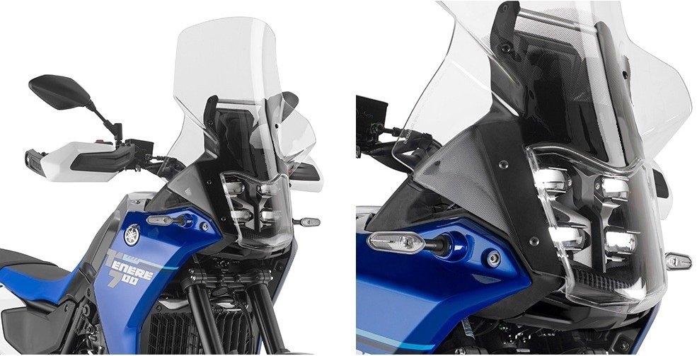 KAPPA KD2174STHLP číre plexi YAMAHA Ténéré 700 (25)