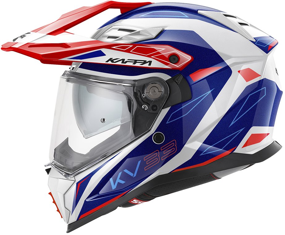 KAPPA KV33 ENDURO WIZARD – enduro tricolor moto prilba XS