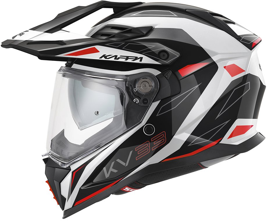 KAPPA KV33 ENDURO WIZARD – enduro červená moto prilba L