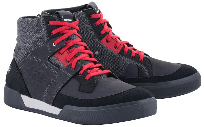ALPINESTARS topánky AKIO kolekcia DIESEL JEANS, čierne/sivé/červené, veľ. 47