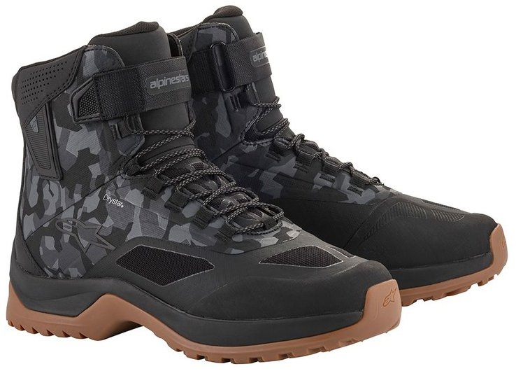 ALPINESTARS topánky CR-6 DRYSTAR, čierne/sivé maskáčové, veľ. 40,5