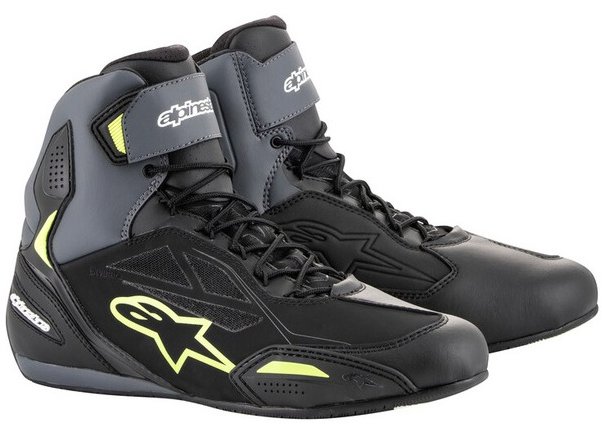 ALPINESTARS topánky FASTER-3 DRYSTAR, čierne/sivé/žlté fluo, 2025, veľ. 38,5