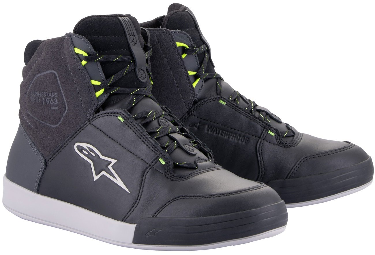 ALPINESTARS topánky CHROME DRYSTAR, čierne/tmavo sivé/žlté fluo, 2025, veľ. 42