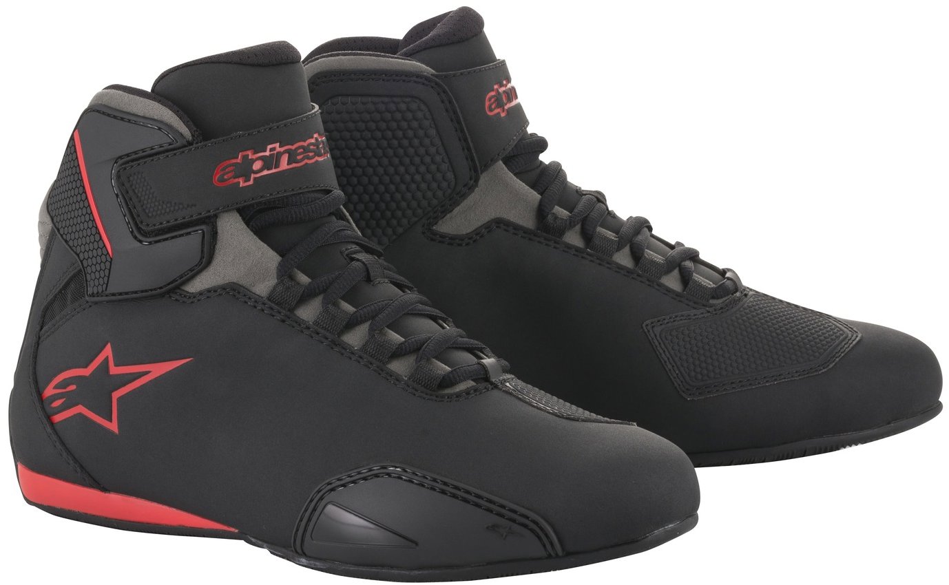 ALPINESTARS topánky SEKTOR, čierne/červené, 2025, veľ. 46