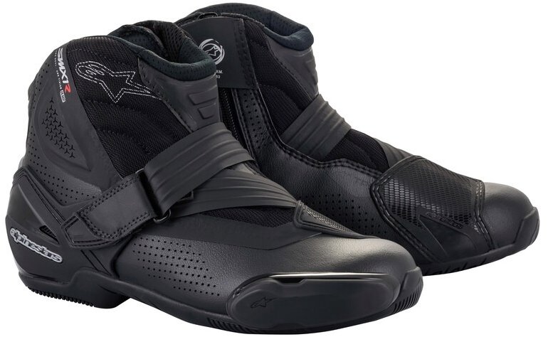 ALPINESTARS topánky SMX-1 R VENTED, čierne, perforovaná obšívka, 2025, veľ. 43