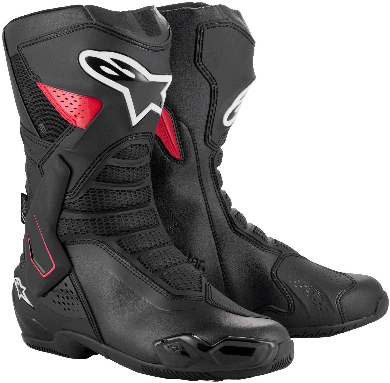 ALPINESTARS topánky SMX-6 3 DRYSTAR, čierne/červené, 2025, veľ. 40