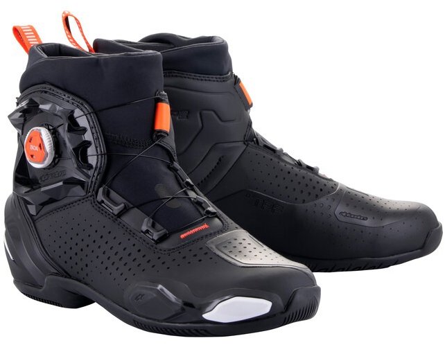 ALPINESTARS topánky SP-2, čierne/biele/červené fluo, 2025, veľ. 38