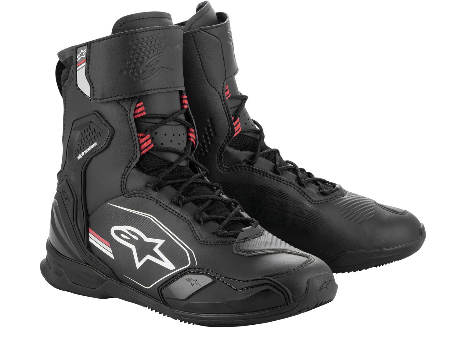 ALPINESTARS topánky SUPERFASTER, čierne/sivé/červené, 2025, veľ. 43