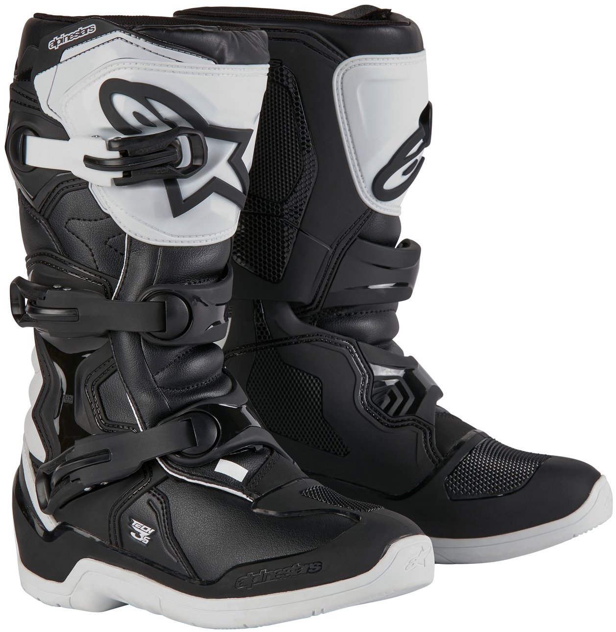 ALPINESTARS topánky TECH 3S YOUTH, detské, biele/čierne, 2025, veľ. 40,5