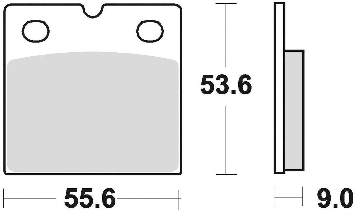 Braking brzdové doštičky (sinterová zmes CM56) (2ks) M501-269