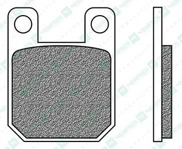 Newfren brzdové doštičky (zmes OFF ROAD DIRT ORGANIC) (2ks) M502-870