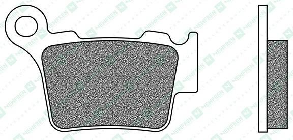 Newfren brzdové doštičky (zmes OFF ROAD DIRT ORGANIC) (2ks) M502-894