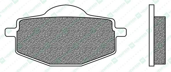 Newfren brzdové doštičky (zmes ROAD TOURING ORGANIC) (2ks) M502-872