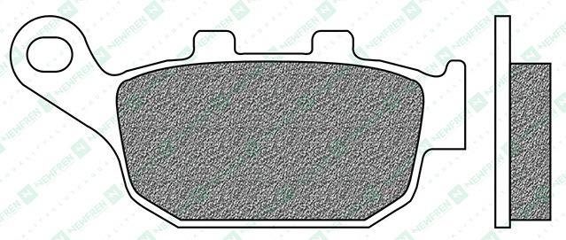 Newfren brzdové doštičky (zmes ROAD TOURING ORGANIC) (2ks) M502-875