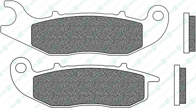 Newfren brzdové doštičky (zmes ROAD TOURING ORGANIC) (2ks) M502-853