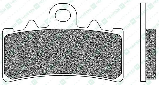 Newfren brzdové doštičky (zmes ROAD TOURING SINTERED) (2ks) M502-857