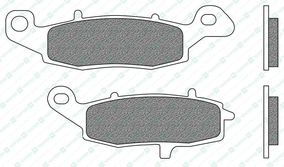 Newfren brzdové doštičky (zmes ROAD TOURING SINTERED) (2ks) M502-850