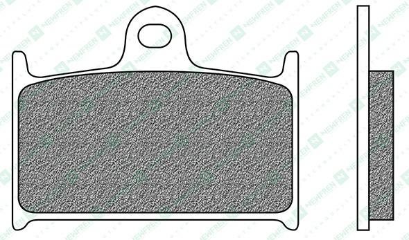 Newfren brzdové doštičky (zmes ROAD TOURING SINTERED) (2ks) M502-873