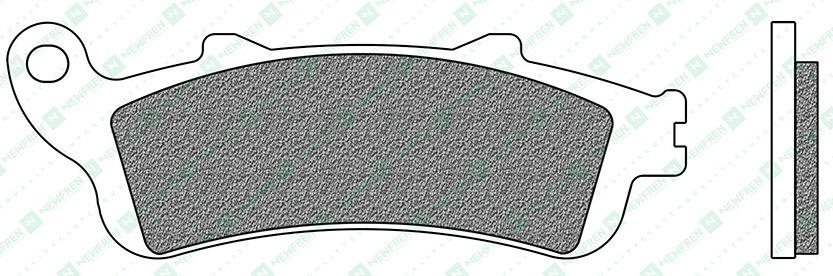 Newfren brzdové doštičky (zmes ROAD TOURING SINTERED) (2ks) M502-851